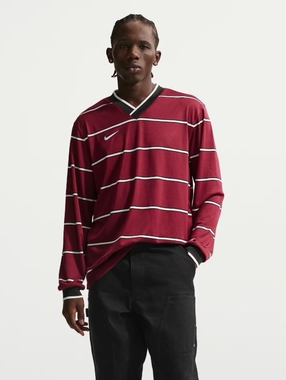 Nike Energy Dri-FIT Soccer Long Sleeve Jersey, 2XL Red Retro IF1532-677